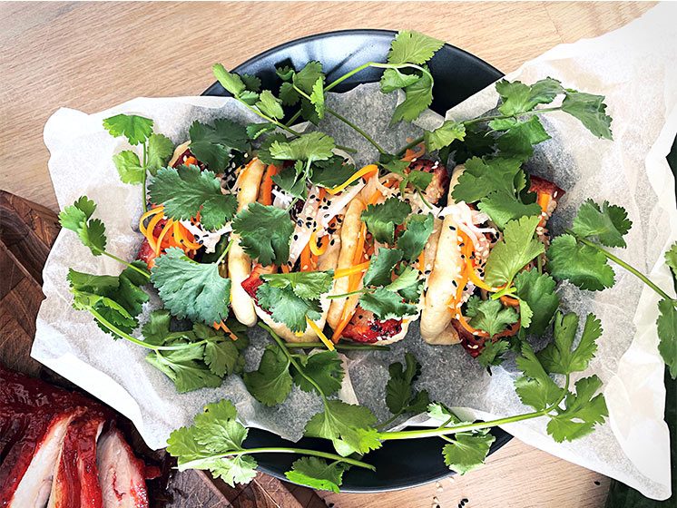 Bao Buns med char siu BBQ-sauce Opskrift