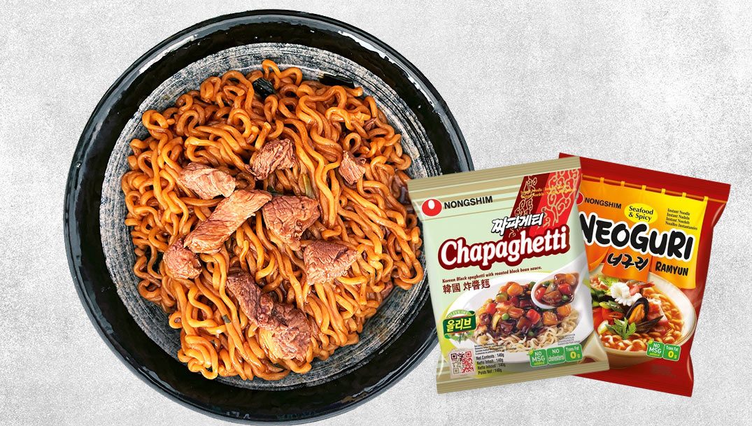 Parasite noodles opskrift