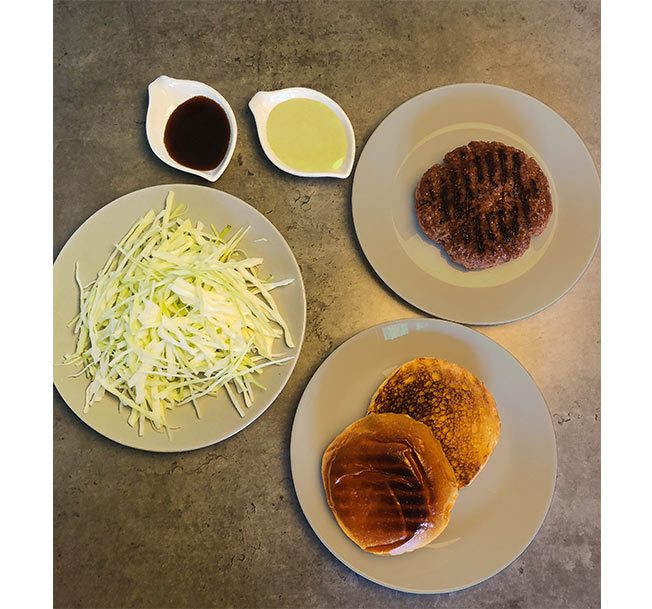 japansk inspireret burger