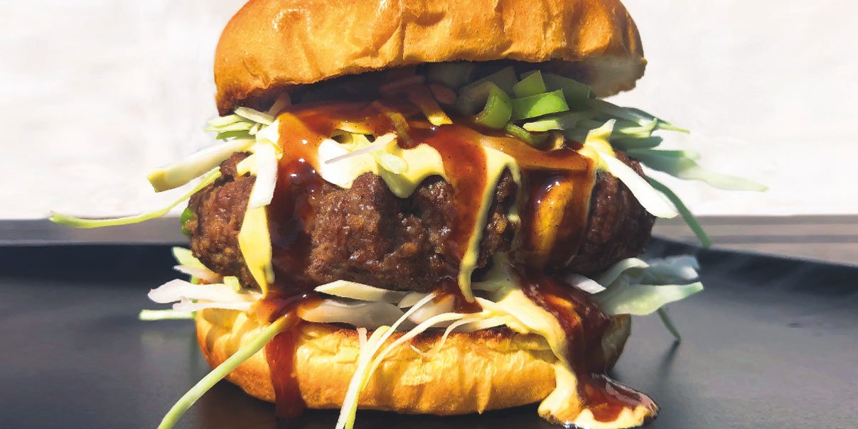 japansk inspireret burger