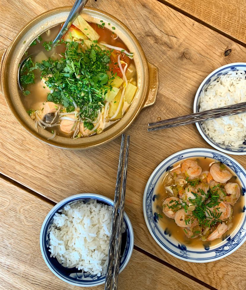 canh chua opskrift - vietnamesisk sur sød suppe