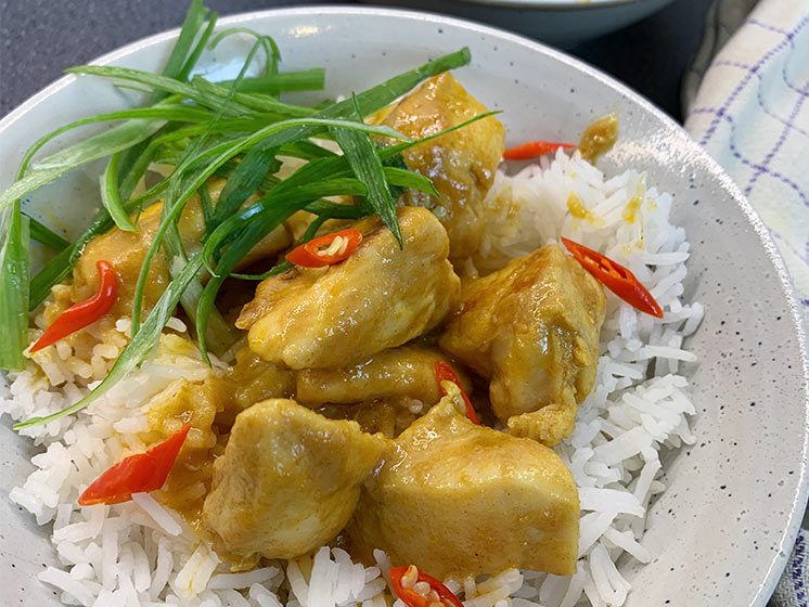 Indonesisk Rendang Med Kylling Opskrift