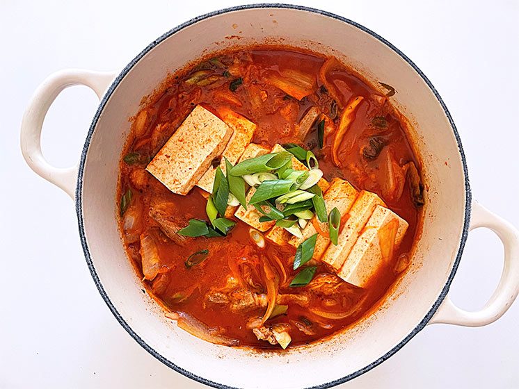 kimchi jjigae stew opskrift