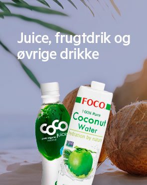Juice, frugtdrik og øvrige drikke