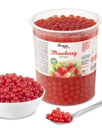 Boba frugtperler med jordbær 1 kg.