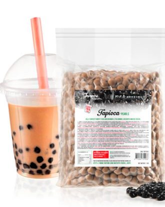 Tapioka perler til Bubble Tea Sorte 1 kg.