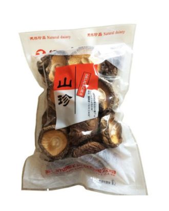 Tørrede shiitake svampe hele 85 g.